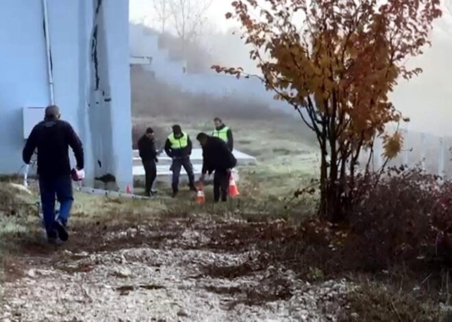 Atık su kuyusuna düşen iş güvenliği uzmanı yaralandı